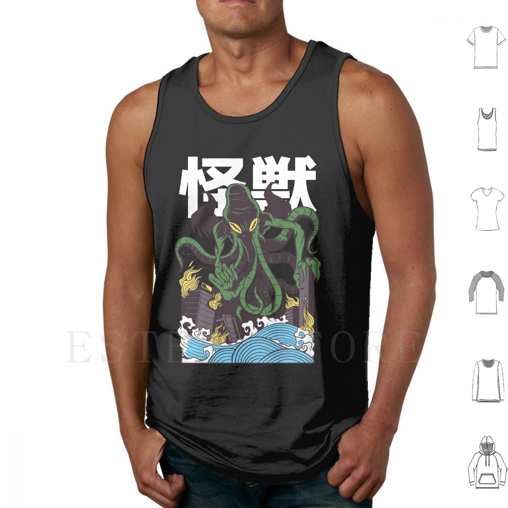 Japanese Daily Lifestyle - Japonais Cthulhu débardeurs gilet sans manches